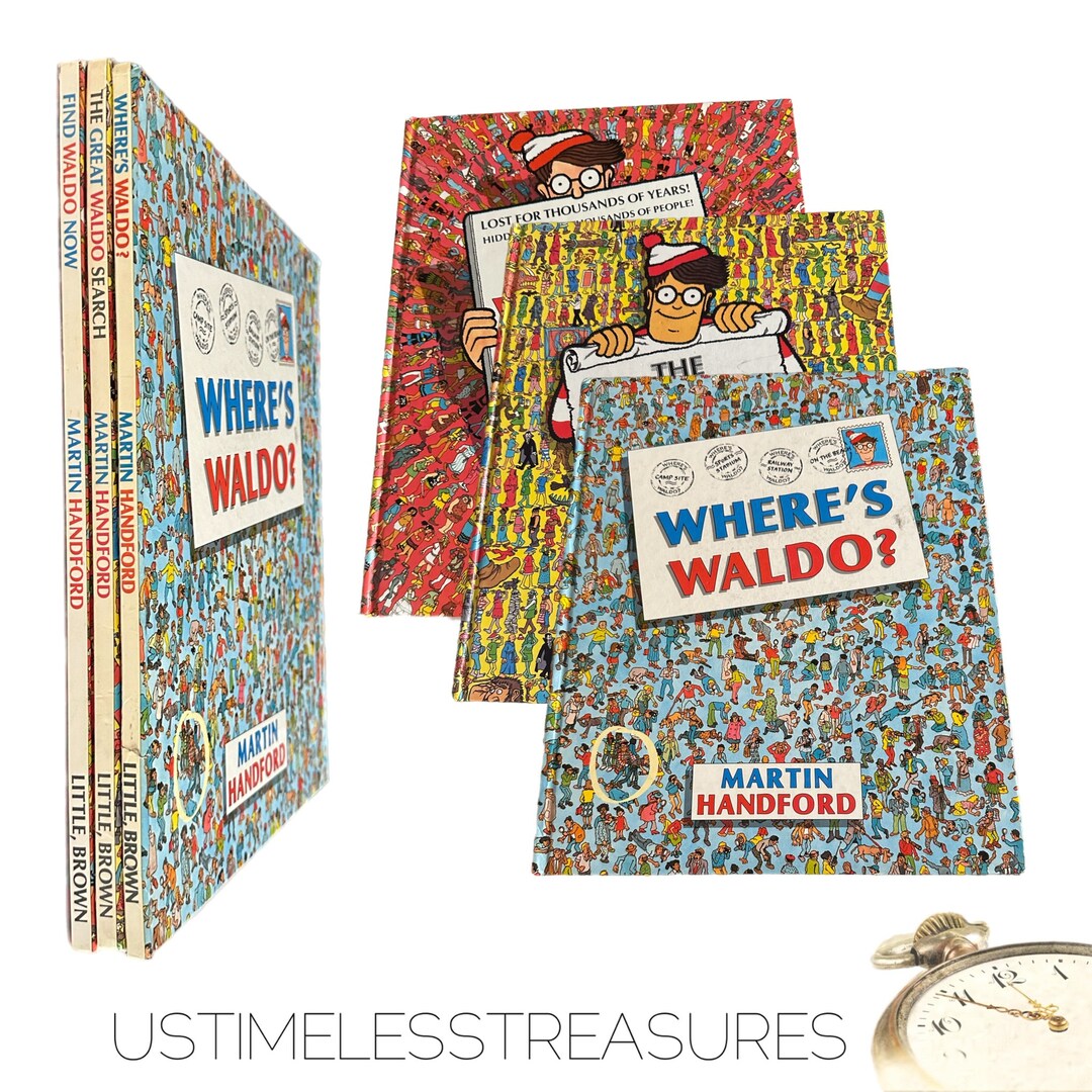 3 Wheres Waldo Banned First Edition Vintage Children Books Etsy