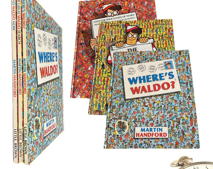 3 Wheres Waldo Banned First Edition Vintage Children Books Etsy
