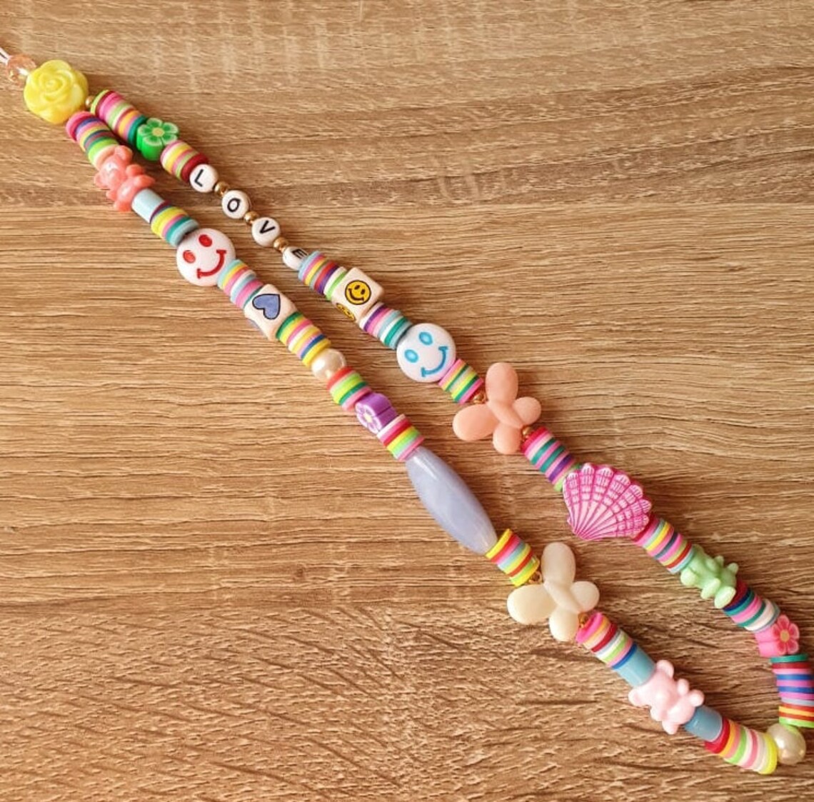 Cute Beads Aesthetic 140-160 PCS Assorted Acrylic Beads For