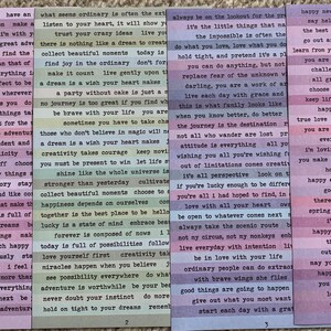 Adesivi con citazioni ispiratrici Vintage Scrapbooking Journaling Planner Decorazione Fai da te Arte della posta ordinaria Scrapbooking Collage Carta Effimera