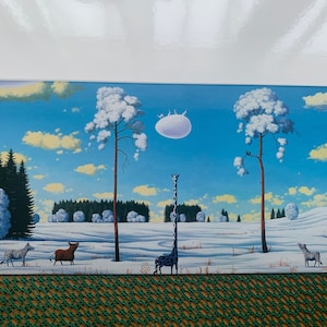 Art estonien par Navitrolla « Premier ponte, puis vol » Carte postale estonienne - Nature estonienne - La peinture originale est une huile sur toile