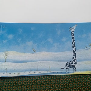 Arte estone di Navitrolla "Lovesick Piebald" Cartolina estone - Natura estone - Il dipinto originale è olio su tela