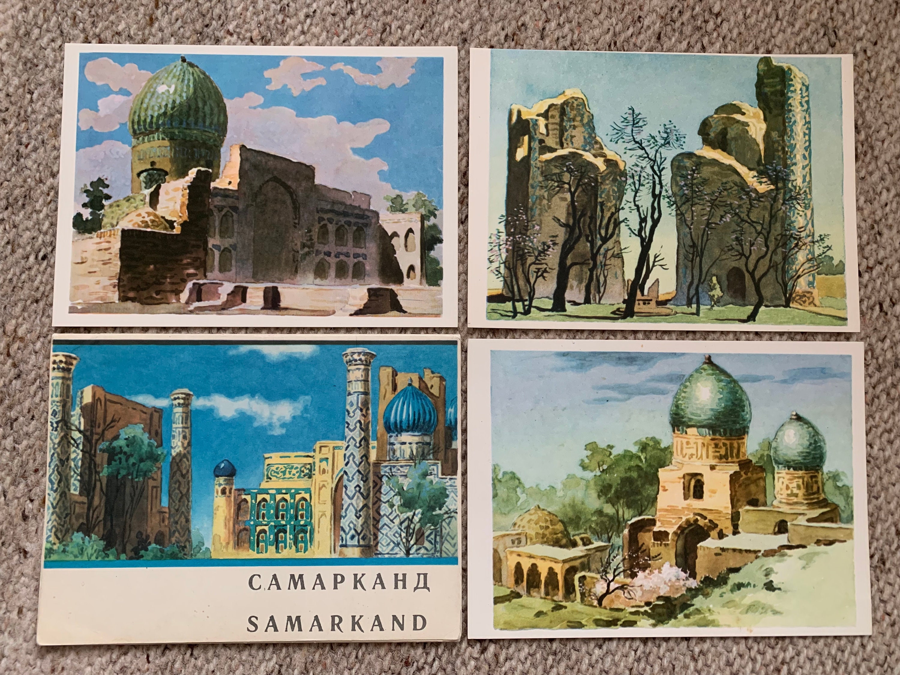 サヴィニャック・A l'aube du marché commun 1967年 SAMARKAND POSTCARDS - Set of 10 Color Art Postcards - Artist
