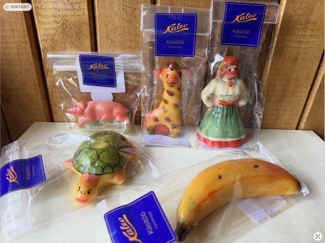 Hand-sculpted and Hand-painted Marzipan Figures / Estonian Sweets
