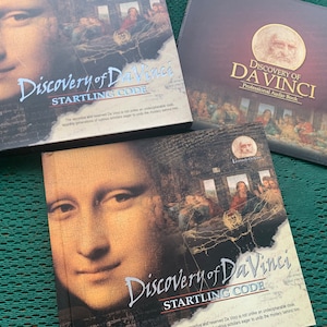 Discovery of Leonardo Da Vinci Gift Set - STARTLING CODE - Book and DVD - New condition - see photos!