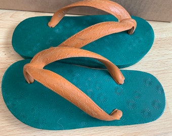 Shoe 80's Style Flip Flops Original Soviet Flip Flops, Beach
