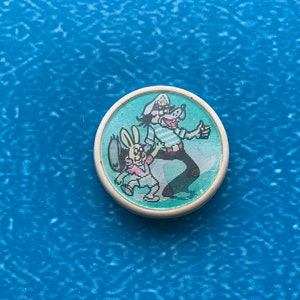 NU POGODI Badge - Vintage Soviet badge with changing picture - Made in USSR - Collectible Pins - Retro Soviet Cartoon Badges
