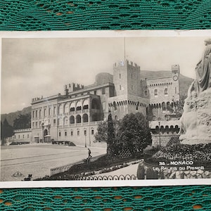 MONACO Cartolina antica dei primi del 900 - Le Palais Du Prince - Cartolina d'epoca in bianco e nero. Visualizza la scheda. Vecchia stampa. Cartolina da collezione.