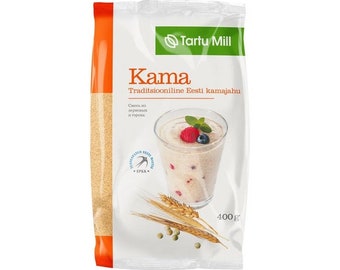 Traditional Estonian Kama Flour – Mixed Grain Superfood for Desserts, Smoothies, Cooking, Baking - 2 packages (800 grams - 28.22 oz)