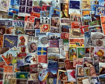 Choose a country! 25 stamps per country (or as marked), USED or MINT (as marked) for certain countries. Stamps for collection, junk journals