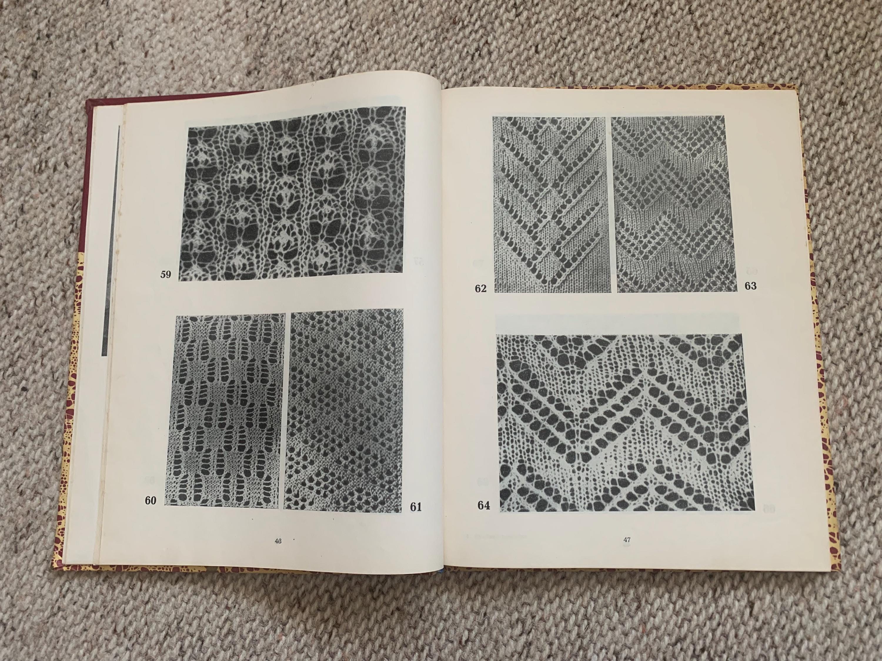 Vintage Estonian Lace Making Knitting Manual From 1970s. Soviet DIY Book. Lace Patterns. USSR ...