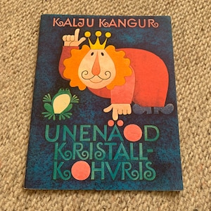 Livre pour enfants vintage estonien avec de magnifiques illustrations de Heldur Laretei. Imprimé à Eesti Raamat, Tallinn 1979. URSS, époque soviétique.