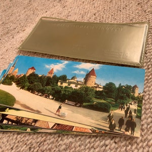 Rare Vintage 1968 Tallinn Estonia Baltic Postcard Set. USSR 12 Cards in plastic case Soviet Vintage Travel Postcards, Scrapbooking, Ephemera