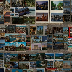Choose your favourite country postcards - Malta, France/Paris, Turkey/Istanbul, North-Africa, Scandinavia, Hungary, Italy Greece Finland etc