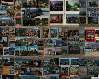 Choose your favourite country postcards - Malta, France/Paris, Turkey/Istanbul, North-Africa, Scandinavia, Hungary, Italy Greece Finland etc