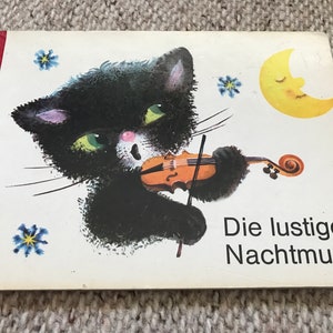 Vintage 1980er Jahre DDR Kinderbuch - Die lustige Nachtmusik - Kinder Buch