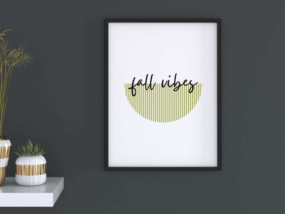 Minimalist Fall Wall Art Wall Art Set of 2 Printable Fall - Etsy