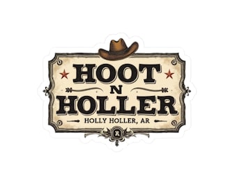 Hoot n Holler Sticker