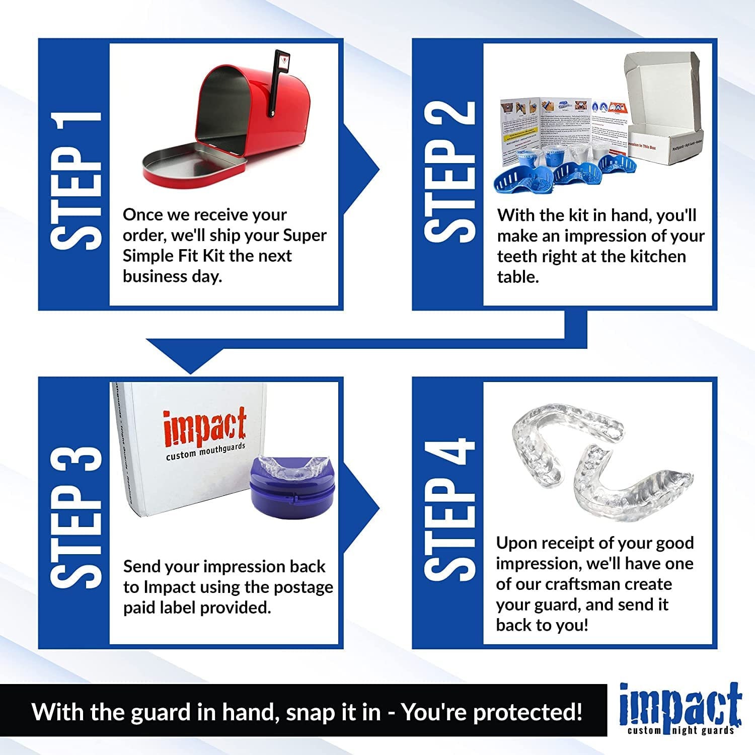 Custom Hybrid Night Guard for Snoring, Clenching, Grinding, Sleep Apnea