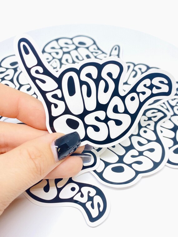 OSS Sticker for Bumpers Hydro Flasks Car Windows Laptops Etsy