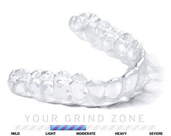 Custom Soft Night Guard for Snoring Clenching Grinding Sleep Apnea and Bruxism - Dental Grade US Made Material - Professional Quality