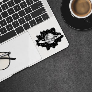Galaxy Sticker - Bumper Hydro Flask Car Window Laptop Locker Helmet Skateboard Water Bottle Luggage - Space Design