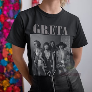 Greta Van Fleet T-shirt music Vintage, Sam Kiszka Tee, Josh Kiszka Tshirt, Jake Kiszka Vintage Homage, GW1217