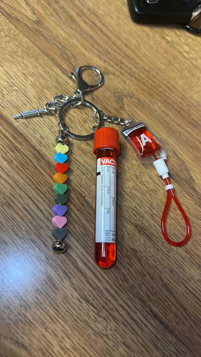 Phlebotomist Keychain - Etsy