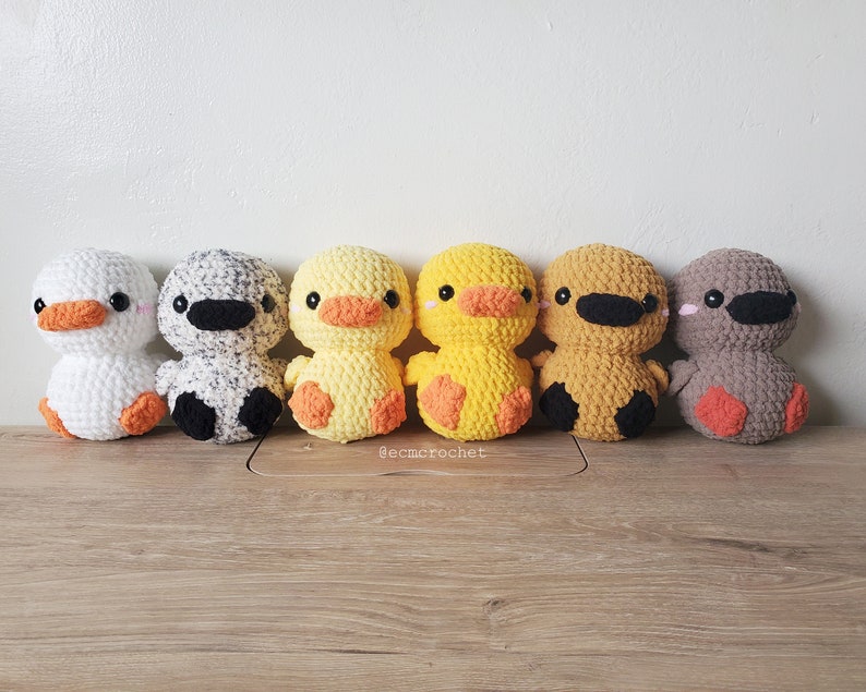 Crochet Duck Pattern Amigurumi Duck Pattern Duck Plush Pattern Duckie Pattern image 4