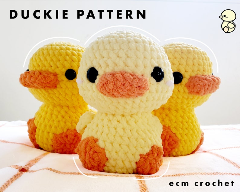 Crochet Duck Pattern Amigurumi Duck Pattern Duck Plush Pattern Duckie Pattern image 1