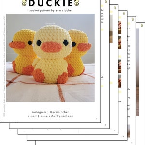 Crochet Duck Pattern Amigurumi Duck Pattern Duck Plush Pattern Duckie Pattern image 2
