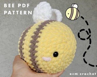 Crochet Bee Pattern | Amigurumi Bee Pattern | Bee Plush Pattern