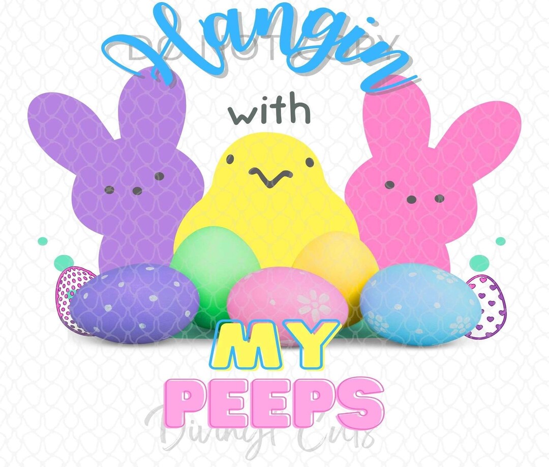 Easter Peeps PNG Marshmallow Easter Egg Kids Easter Kids Designs