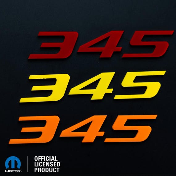 345® Badge - Single Layer - Choose Your Color - Officially