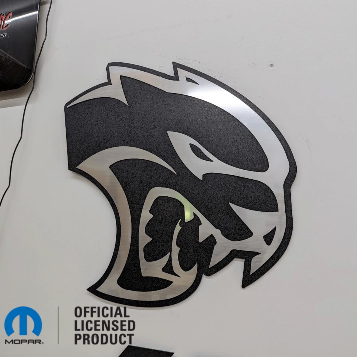 Drapeau Dodge Hellcat 3x5 Pieds - Bannière Auto Course Pour Garage - Décoration Murale