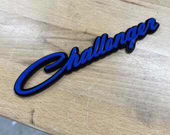 Challenger® Script Badge - Grille or Body Mount - Officially