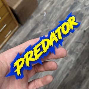 Custom Text Car Badge - Lightning Font - Type your Own and Choose Your Colors -  Comes with VHB Tape or Studs, Your Choice!