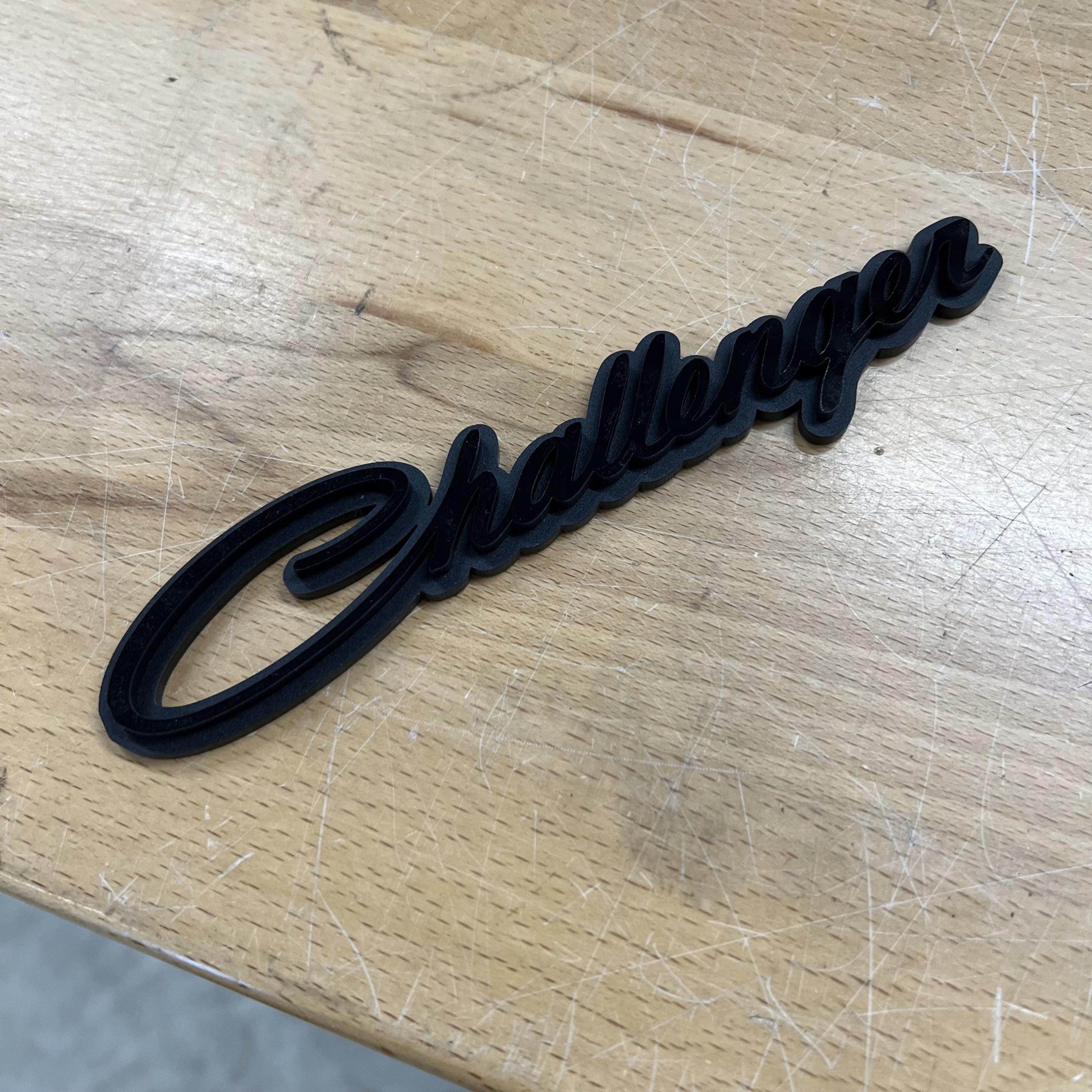 Challenger® Script Badge - Grille or Body Mount - Officially