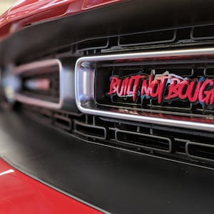 Built Not Bought Text Badge