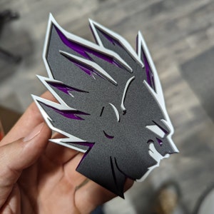 Vegeta Fender Badge - Car Emblem