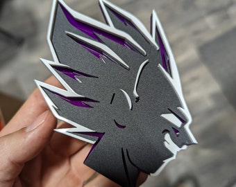 Vegeta Fender Badge - Car Emblem