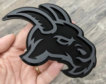 Parafango Angry Goat - Emblema per auto
