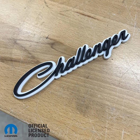 Challenger® Script Badge - Grille or Body Mount - Officially