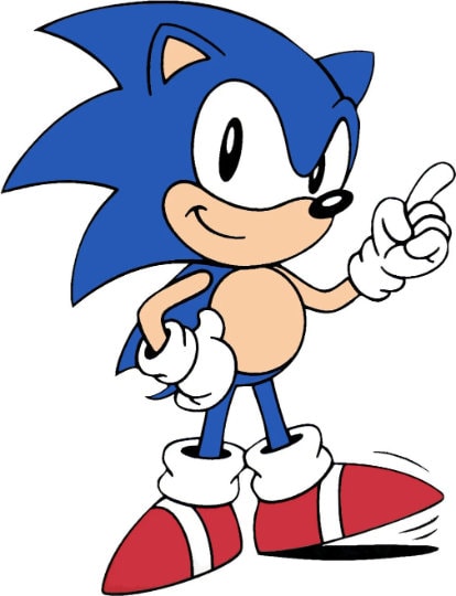 Buy Classic sonic Svg Png online in USA