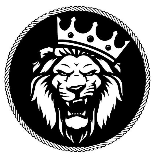 Logotipo leones corona - Etsy España