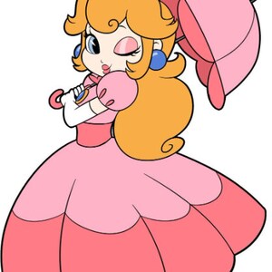 Princess Mario - Princess SVG