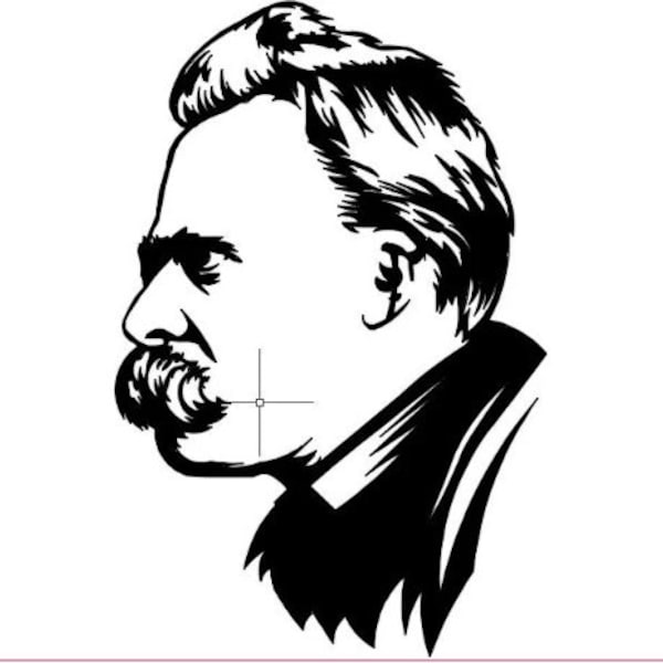 Friedrich Nietzsche DXF SVG