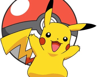 Pikachu SVG, PokemonSvg, Pikachu Png, Anime Svg, Cartoon Svg, Eps, Dxf,  Kids Shirt Svg, Pokemon Pikachu Svg, Pokemon Shirt, Pikachu Shirt