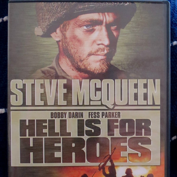 Hell is For Heroes - Region 1 ntsc DVD - 1962 WWII Classic Film Superb Cond. - Don Siegel Directs Steve McQueen, James Coburn, Bobby Darin!