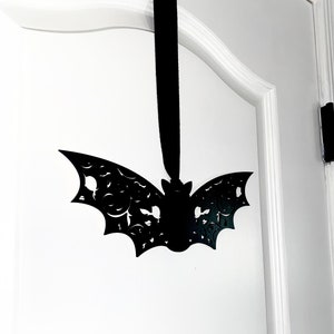 Detailed Black Halloween Bat